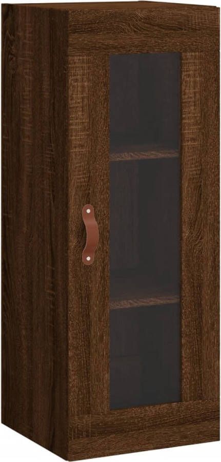 VidaXL -Hangkast-34 5x34x90-cm-bruineikenkleurig - Foto 2