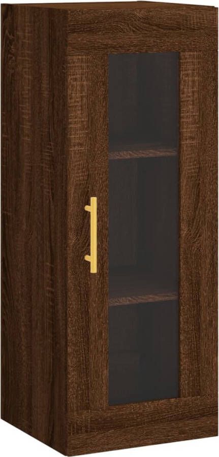 VidaXL -Hangkast-34 5x34x90-cm-bruineikenkleurig - Foto 2