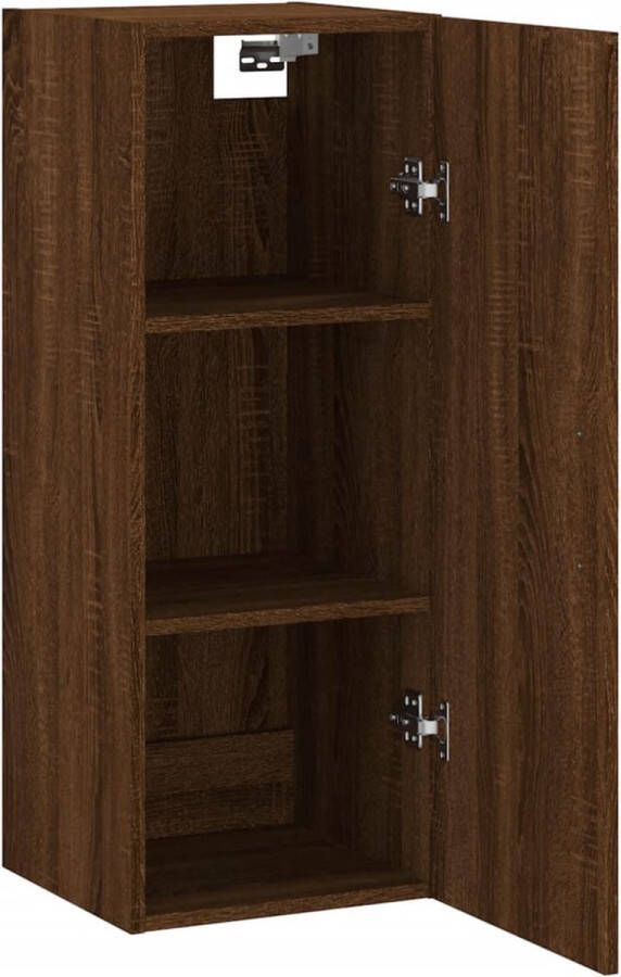 VidaXL -Hangkast-34 5x34x90-cm-bruineikenkleurig - Foto 5