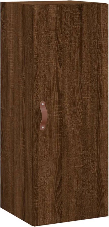 VidaXL -Hangkast-34 5x34x90-cm-bruineikenkleurig - Foto 3