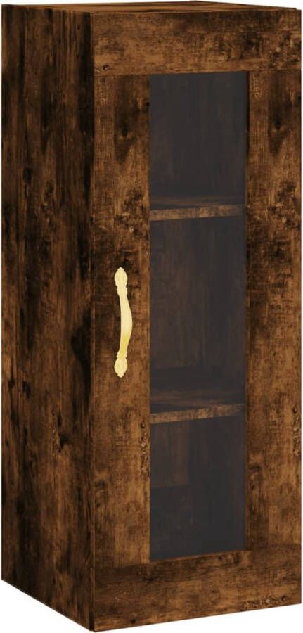 VidaXL -Hangkast-34 5x34x90-cm-gerookt-eikenkleurig - Foto 5