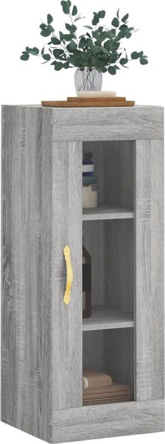 VidaXL -Hangkast-34 5x34x90-cm-grijs-sonoma-eikenkleurig - Foto 7