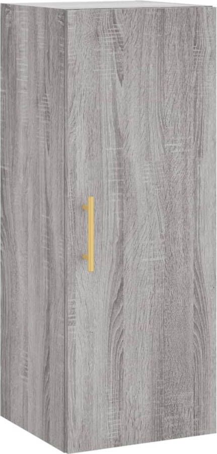 VidaXL -Hangkast-34 5x34x90-cm-grijs-sonoma-eikenkleurig - Foto 3