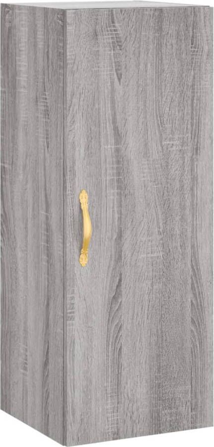 VidaXL -Hangkast-34 5x34x90-cm-grijs-sonoma-eikenkleurig - Foto 4