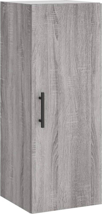 VidaXL -Hangkast-34 5x34x90-cm-grijs-sonoma-eikenkleurig