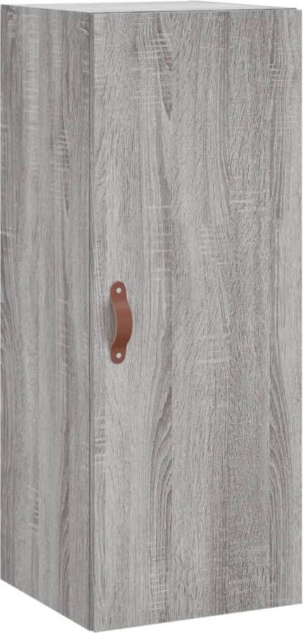 VidaXL -Hangkast-34 5x34x90-cm-grijs-sonoma-eikenkleurig - Foto 2