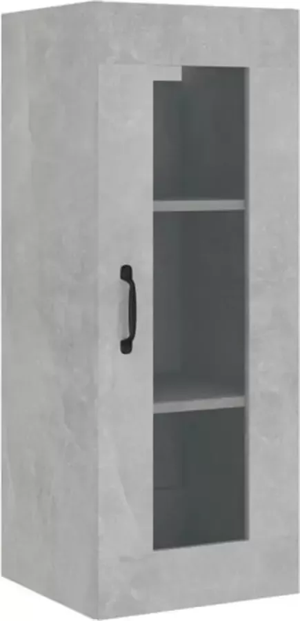 VidaXL -Wandkast-34 5x34x90-cm-betongrijs - Foto 7