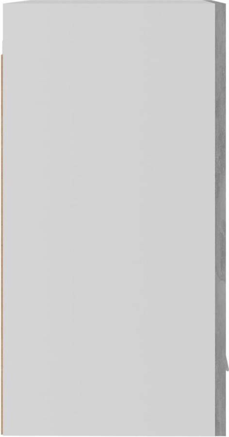 VidaXL Hangkast Lyon 39 5x31x60 cm bewerkt hout betongrijs - Foto 2