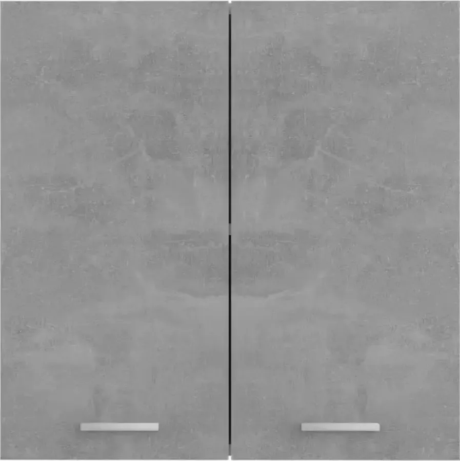 VidaXL Hangkast Lyon 60x31x60 cm bewerkt hout betongrijs - Foto 2