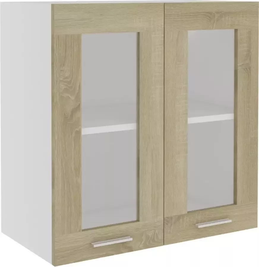 VidaXL Hangkast Lyon 60x31x60 cm bewerkt hout sonoma eikenkleurig - Foto 3