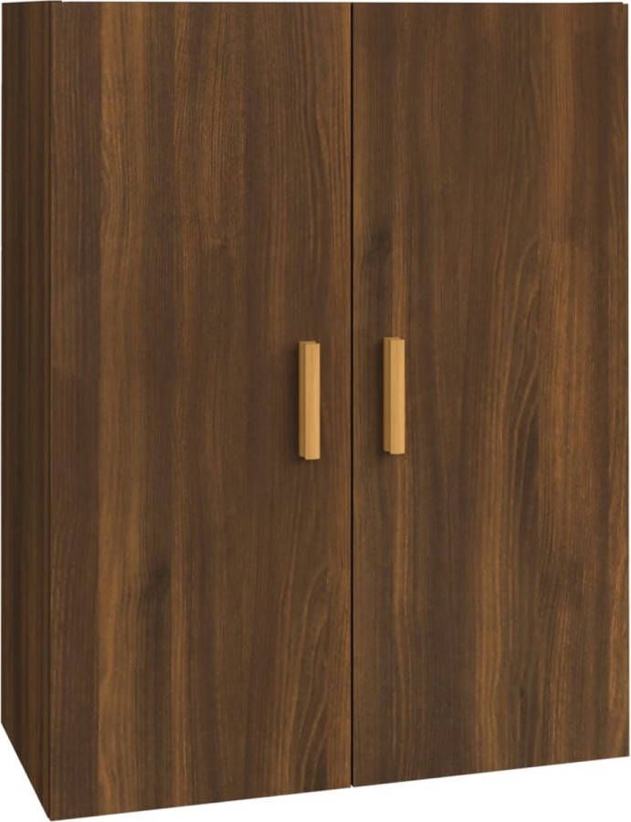 VidaXL -Hangkast-69 5x34x90-cm-bruineikenkleurig - Foto 2