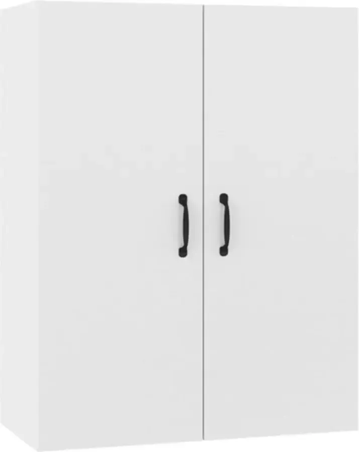 VidaXL -Hangkast-69 5x34x90-cm-bewerkt-hout-wit - Foto 3