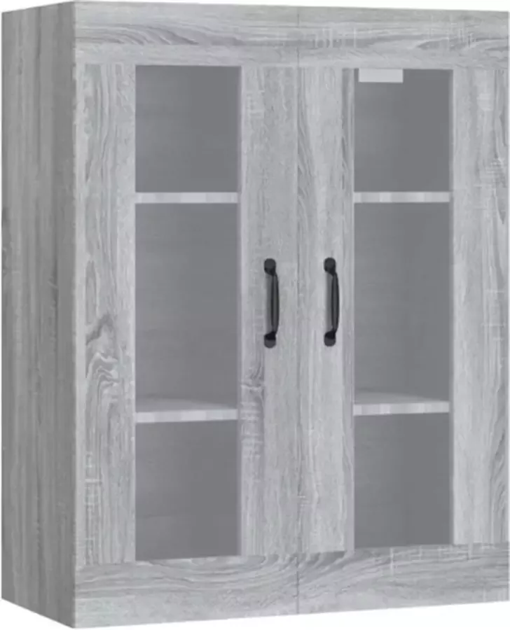 VidaXL -Hangkast-69 5x34x90-cm-grijs-sonoma-eikenkleurig - Foto 4