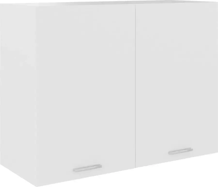 VidaXL Prolenta Premium Hangkast 80x31x60 cm spaanplaat wit - Foto 3