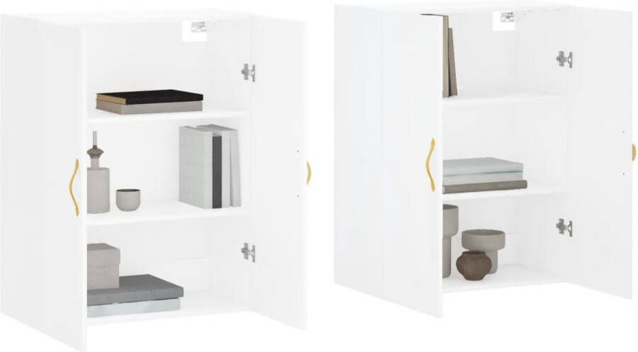 VidaXL -Hangkasten-2-st-69 5x34x90-cm-wit - Foto 6