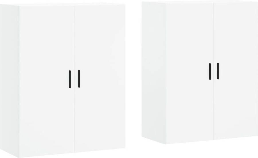 VidaXL -Hangkasten-2-st-69 5x34x90-cm-wit - Foto 5