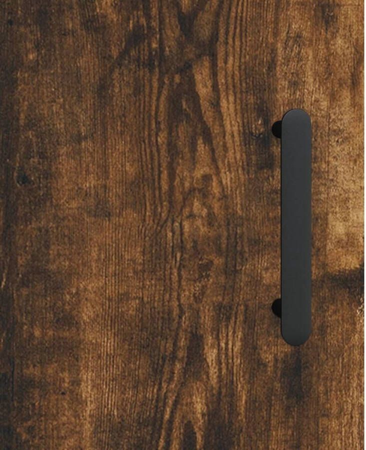 VidaXL -Hangkasten-2-st-bewerkt-hout-gerookt-eikenkleurig - Foto 4