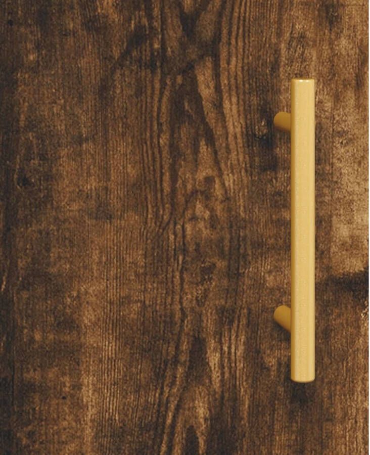 VidaXL -Hangkasten-2-st-bewerkt-hout-gerookt-eikenkleurig - Foto 5