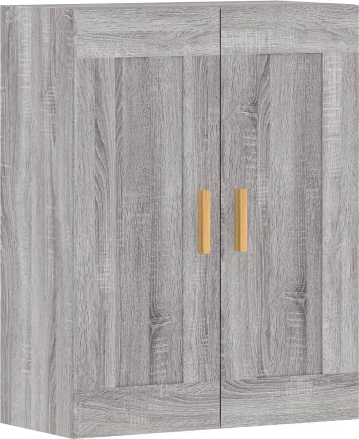 VidaXL -Hangkasten-2-st-bewerkt-hout-grijs-sonoma-eikenkleurig - Foto 5