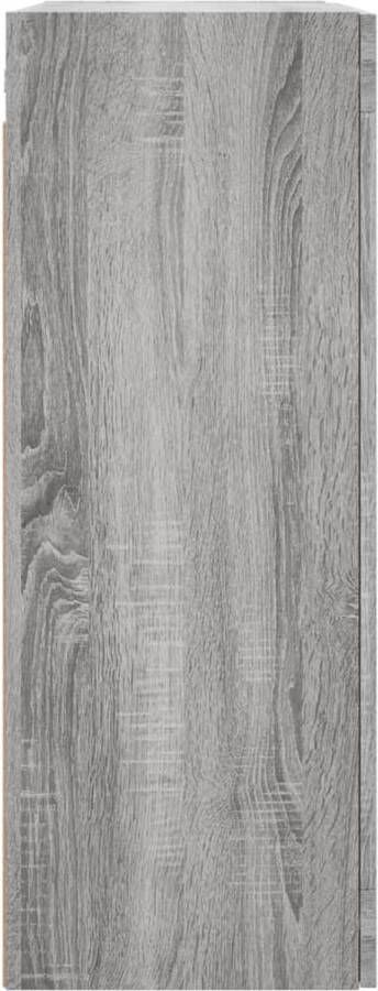 VidaXL -Hangkasten-2-st-bewerkt-hout-grijs-sonoma-eikenkleurig - Foto 5