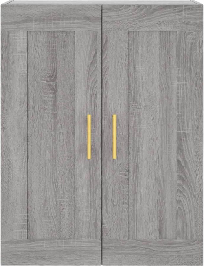 VidaXL -Hangkasten-2-st-bewerkt-hout-grijs-sonoma-eikenkleurig - Foto 3