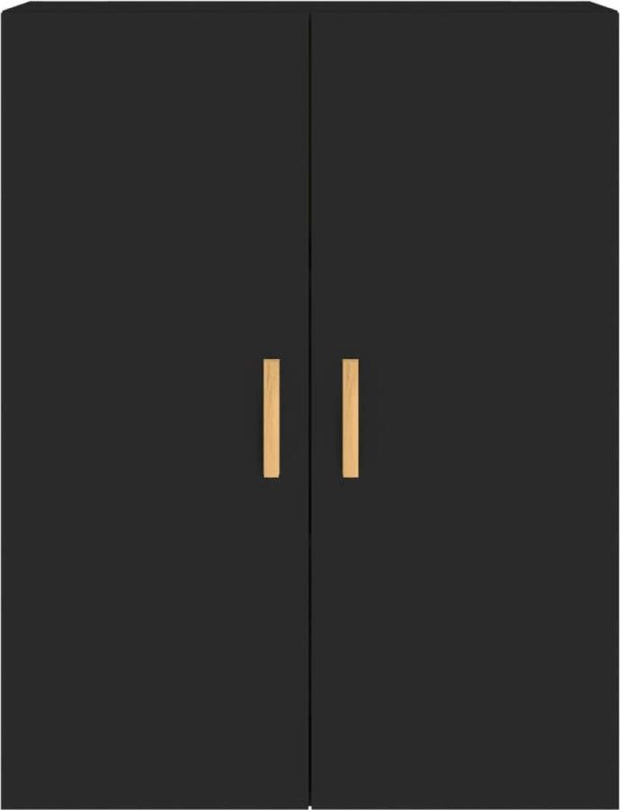 VidaXL -Hangkasten-2-st-bewerkt-hout-zwart - Foto 5