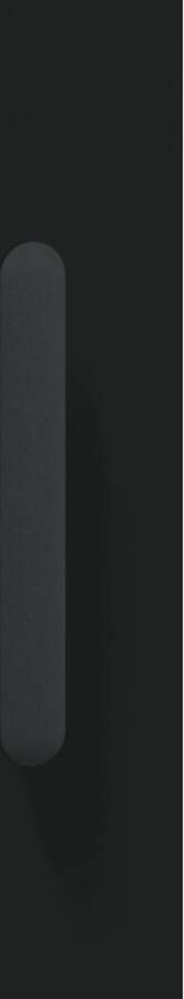 VidaXL -Hangkasten-2-st-bewerkt-hout-zwart - Foto 3