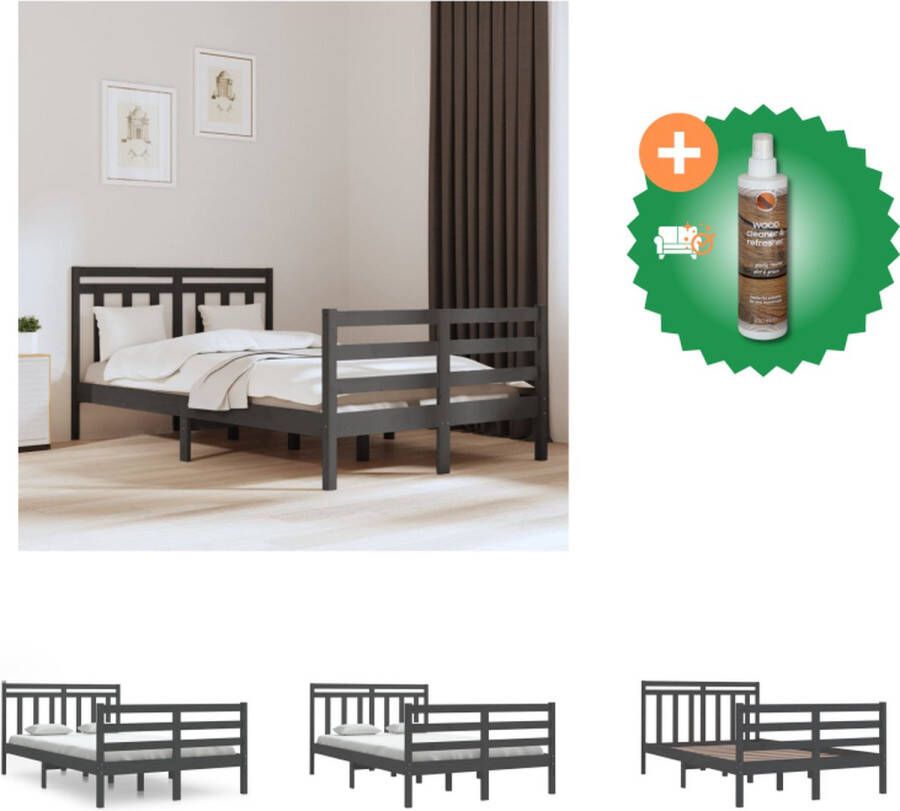 VidaXL Hemelbedframe metaal zwart 200x200 cm Bedframe Bed Frame Bed Frames