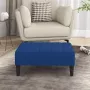 VidaXL Hocker voetenbank blauw 78x56x32 cm stof - Thumbnail 2