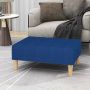 VidaXL Hocker voetenbank blauw 78x56x32 cm stof - Thumbnail 1