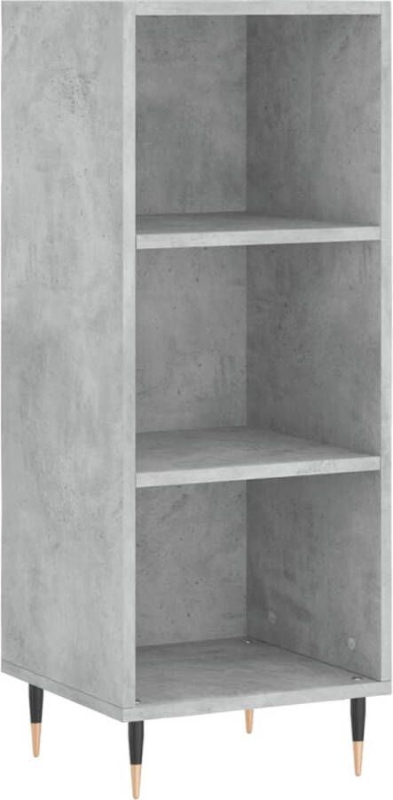 VidaXL -Hoge-kast-34 5x34x180-cm-bewerkt-hout-betongrijs - Foto 7