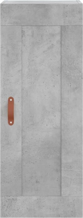 VidaXL -Hoge-kast-34 5x34x180-cm-bewerkt-hout-betongrijs - Foto 5