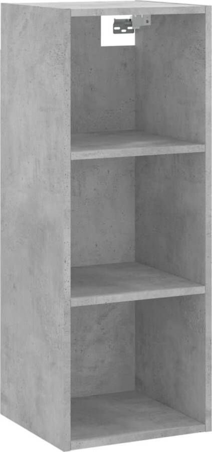 VidaXL -Hoge-kast-34 5x34x180-cm-bewerkt-hout-betongrijs - Foto 4