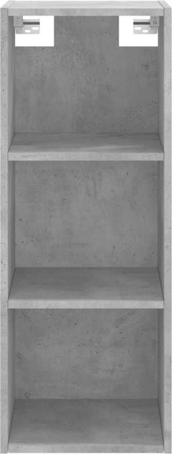 VidaXL -Hoge-kast-34 5x34x180-cm-bewerkt-hout-betongrijs - Foto 7
