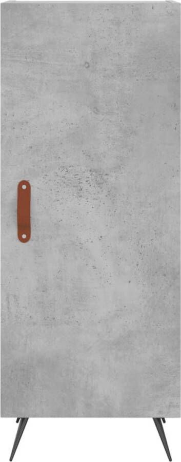 VidaXL -Hoge-kast-34 5x34x180-cm-bewerkt-hout-betongrijs - Foto 1