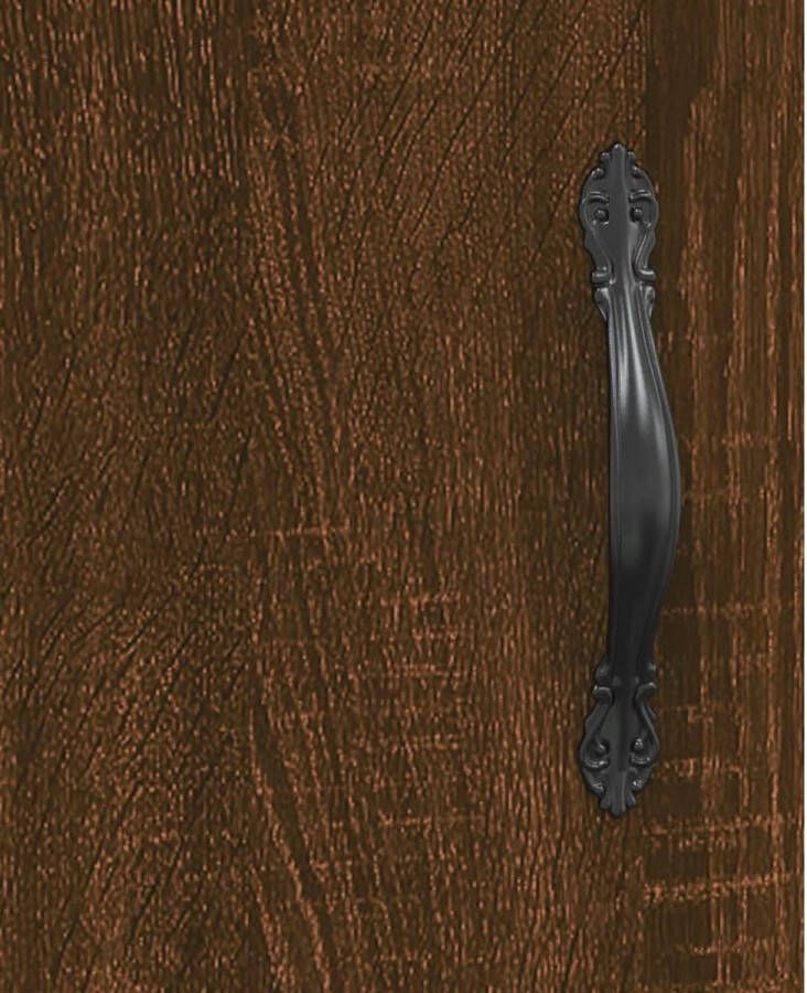 VidaXL -Hoge-kast-34 5x34x180-cm-bewerkt-hout-bruineikenkleurig - Foto 18