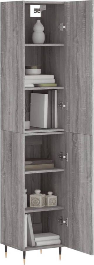 VidaXL -Hoge-kast-34 5x34x180-cm-bewerkt-hout-grijs-sonoma-eikenkleurig - Foto 13