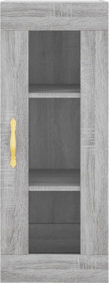 VidaXL -Hoge-kast-34 5x34x180-cm-bewerkt-hout-grijs-sonoma-eikenkleurig - Foto 11