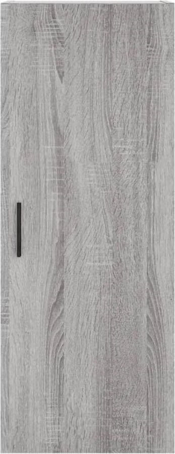 VidaXL -Hoge-kast-34 5x34x180-cm-bewerkt-hout-grijs-sonoma-eikenkleurig - Foto 12