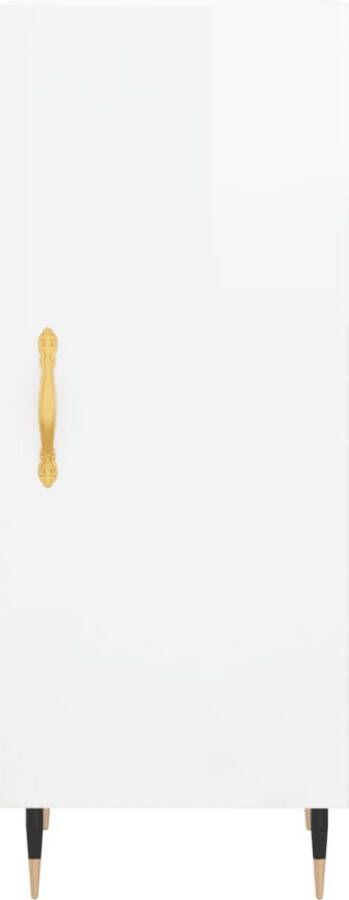 VidaXL -Hoge-kast-34 5x34x180-cm-bewerkt-hout-hoogglans-wit - Foto 8