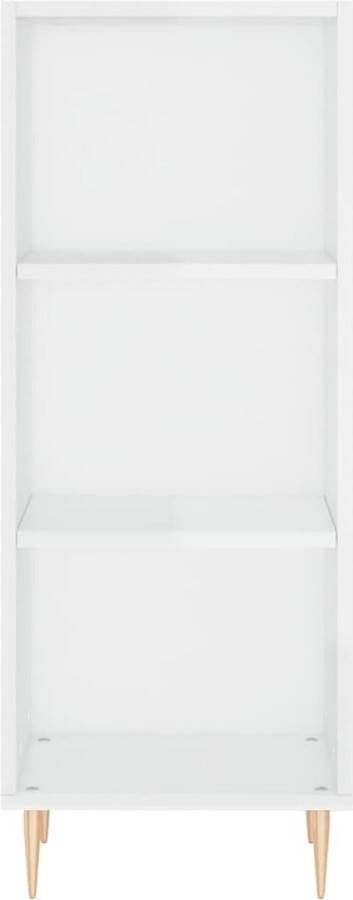 VidaXL -Hoge-kast-34 5x34x180-cm-bewerkt-hout-hoogglans-wit - Foto 5