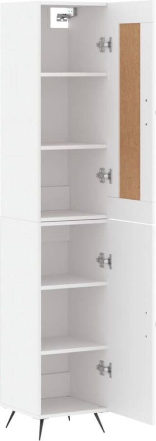 VidaXL -Hoge-kast-34 5x34x180-cm-bewerkt-hout-wit - Foto 5