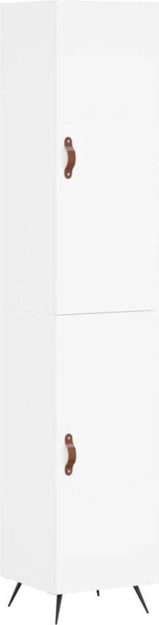 VidaXL -Hoge-kast-34 5x34x180-cm-bewerkt-hout-wit - Foto 11