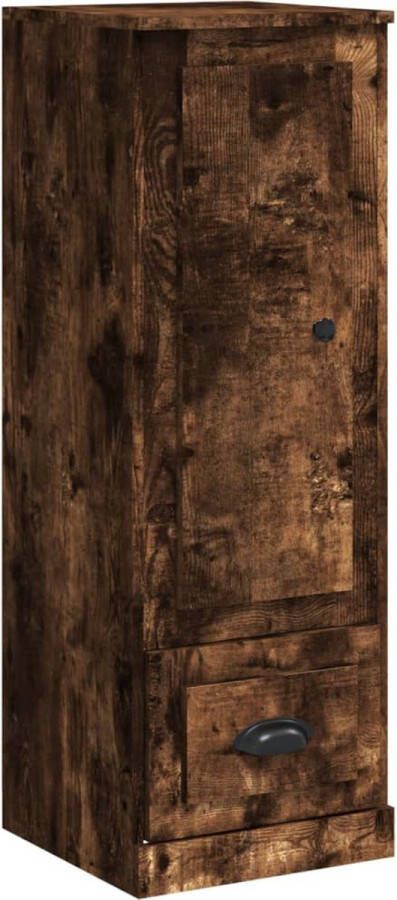 VidaXL -Hoge-kast-36x35 5x103 5-cm-bewerkt-hout-gerookt-eikenkleurig - Foto 2
