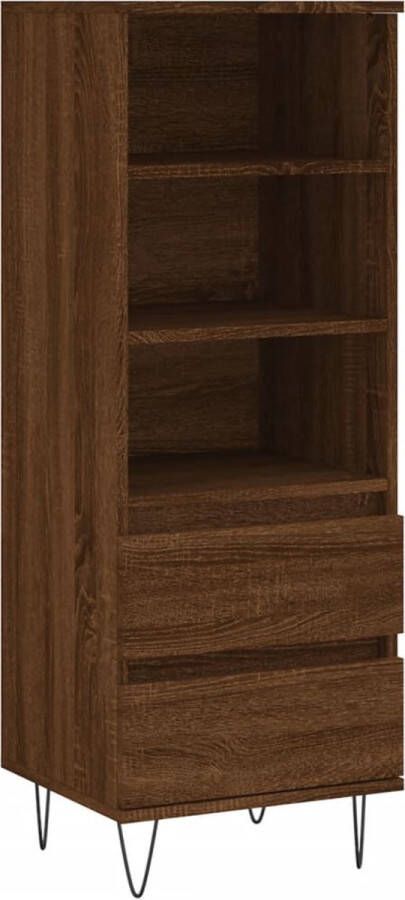 VidaXL -Hoge-kast-40x36x110-cm-bewerkt-hout-bruineiken - Foto 4