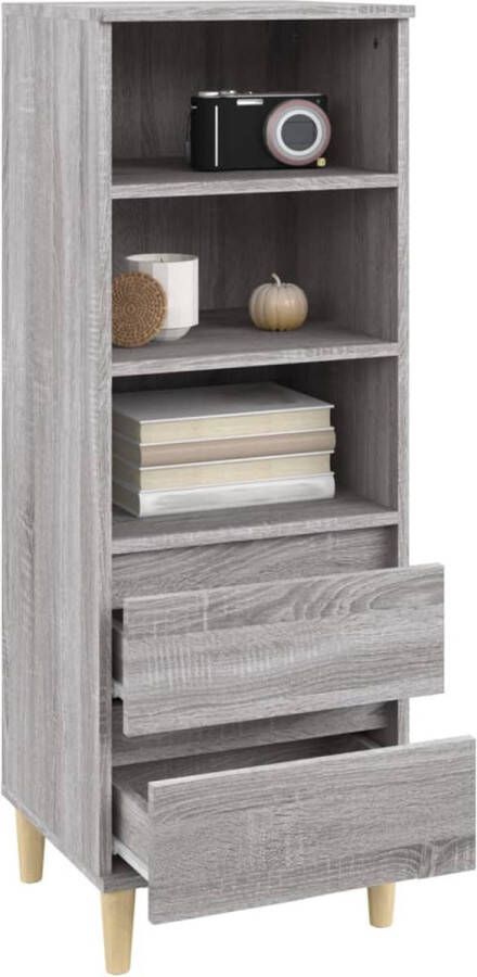 VidaXL -Hoge-kast-40x36x110-cm-bewerkt-hout-grijs-sonoma