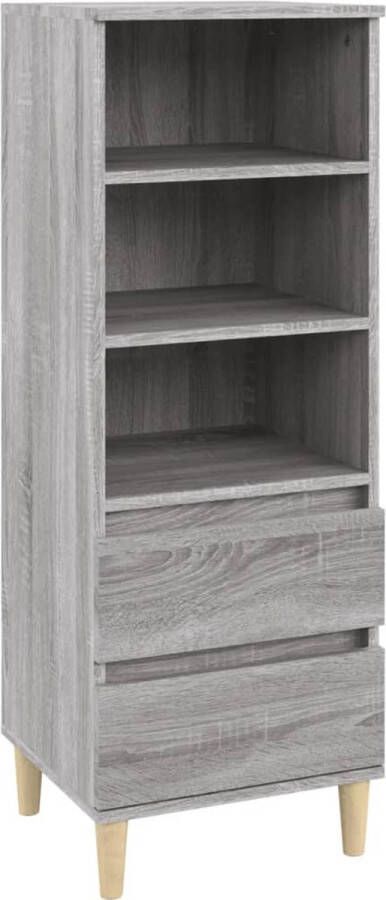 VidaXL -Hoge-kast-40x36x110-cm-bewerkt-hout-grijs-sonoma - Foto 2