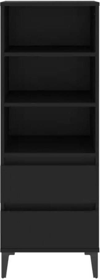 VidaXL -Hoge-kast-40x36x110-cm-bewerkt-hout-zwart - Foto 3