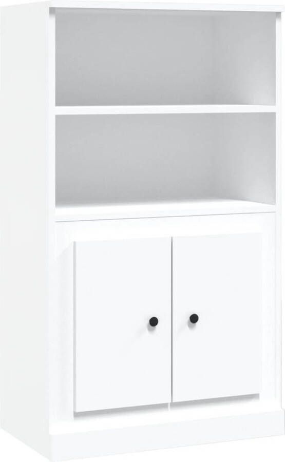 VidaXL Hoge Kast Wit 60x35 5x103 5 cm Hoge Kast Buffetkast Opbergkast Houten Kast Wit Kast