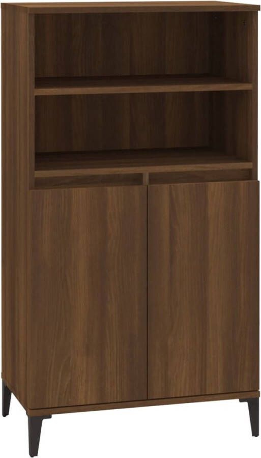 VidaXL -Hoge-kast-60x36x110-cm-bewerkt-hout-bruineikenkleurig